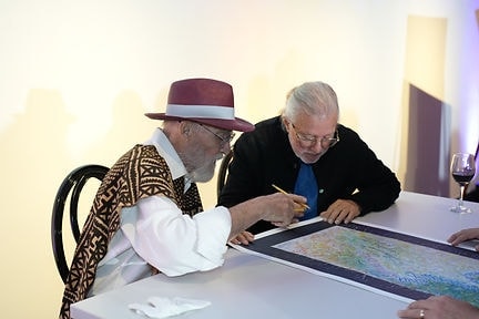 Firma de impresiones de la obra